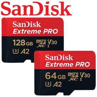 200MB/s SanDisk 128G 64GB Extreme PRO microSDXC TF 記憶卡 A2