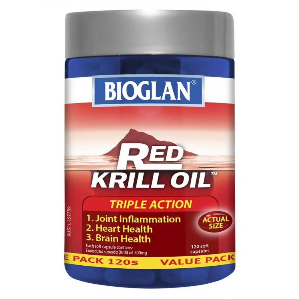 Bioglan紅磷蝦油三倍功效Red Krill Oil膠囊500mg(120顆)