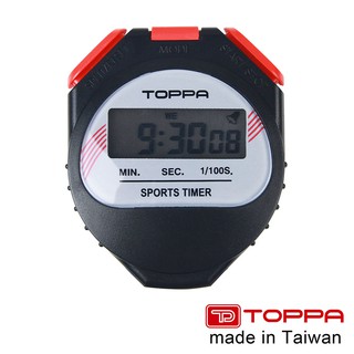 【台灣 TOPPA】台灣製競賽用運動電子碼錶 1/100秒跑錶 F606