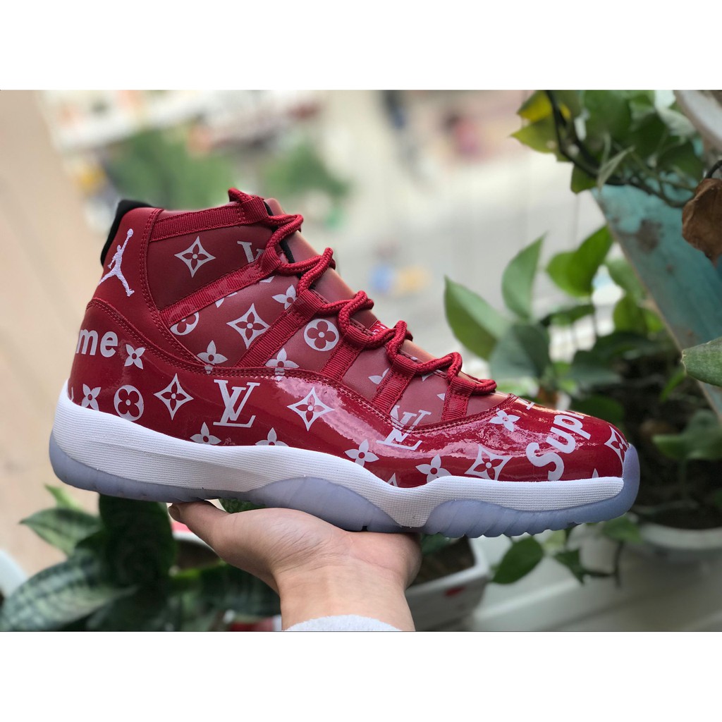 Gym Red Air Jordan 11 X supreme 40 