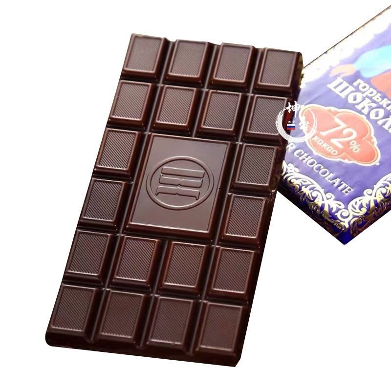 酮食分享團-俄式巧克力康菲90% 87% 72%純黑巧克力100g
