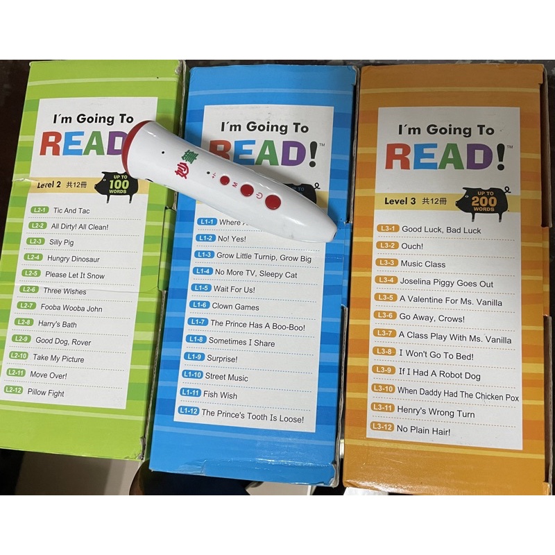 啟思進階式兒童雙語讀本三階段共36冊附點讀筆
