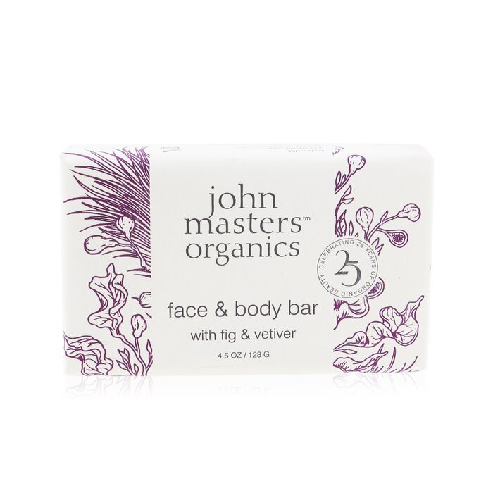 JOHN MASTERS ORGANICS - 無花果和香根草臉部和身體香皂