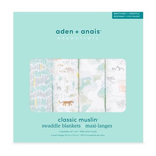 aden & anais經典多功能包巾4入(adeswc40018t寰宇探險) 1344元