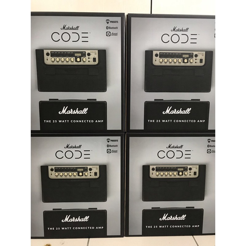 三一樂器 現貨供應!! Marshall CODE25 Combo 數位 25瓦 電吉他音箱 藍芽喇叭 公司貨 免運費