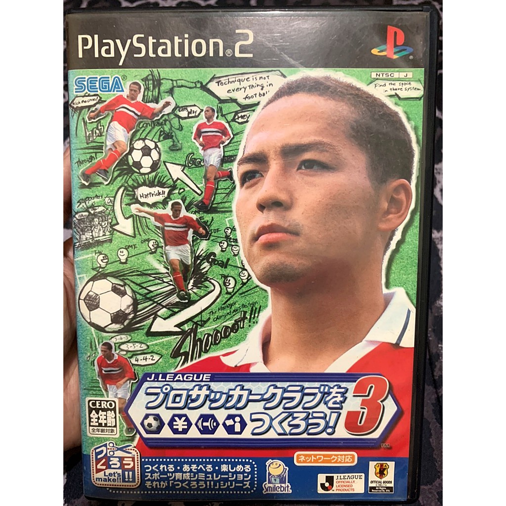 歡樂本舖 PS2 SEGA J.LEAGUE 聯盟足球俱樂部 3  PlayStation2 日版 A5/A7