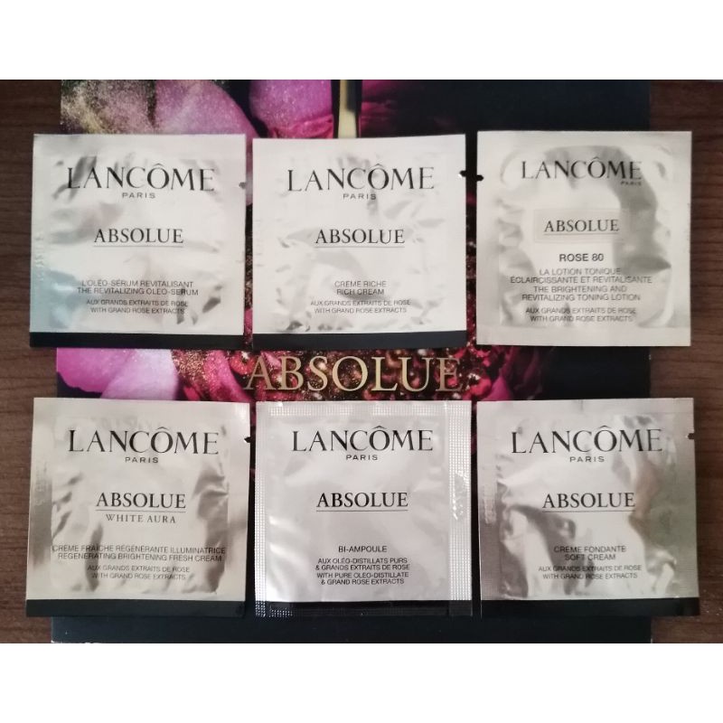 【LANCOME 蘭蔻】絕對完美 黃金玫瑰永生活萃、黃金玫瑰修護乳霜、黃金玫瑰修護眼霜、黃金玫瑰鑽白精粹