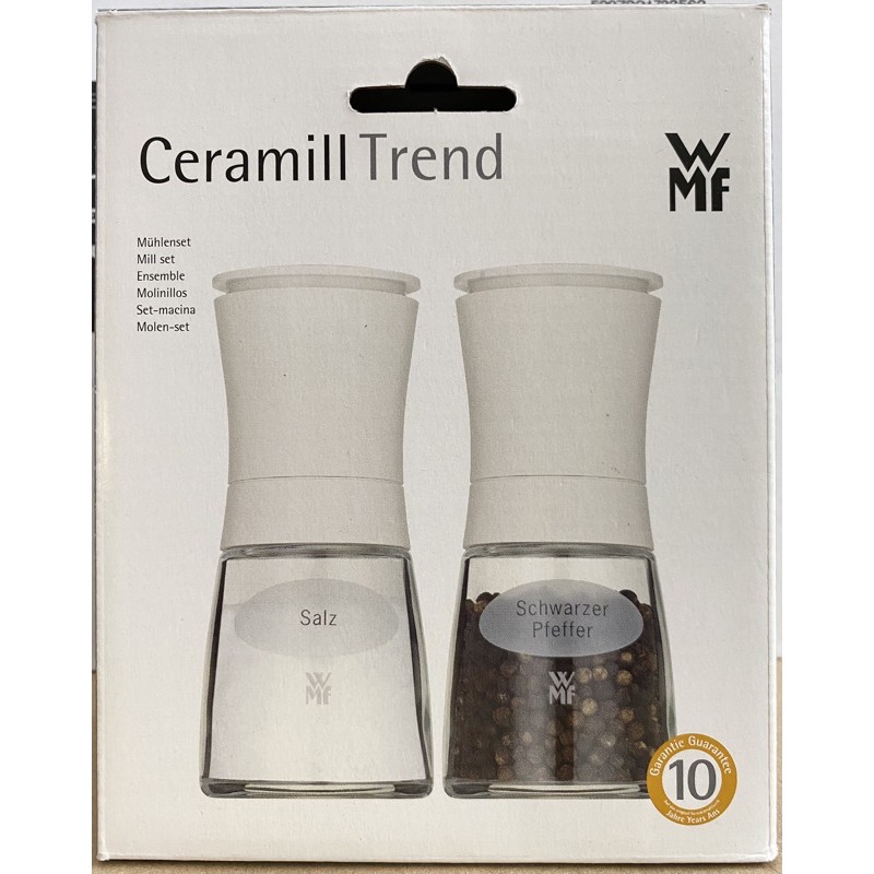 德國購回 WMF CeraMill Trend 胡椒+鹽 陶瓷研磨罐 組合 可分解清洗