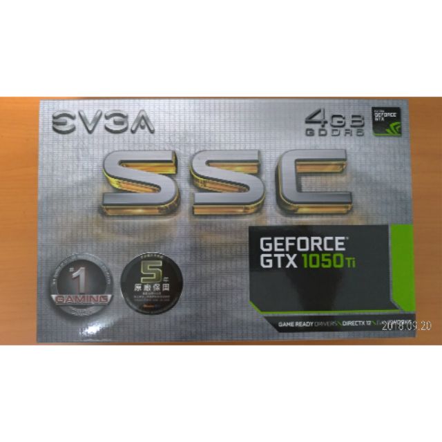 艾維克 EVGA GTX 1050Ti 4GB SSC 顯示卡