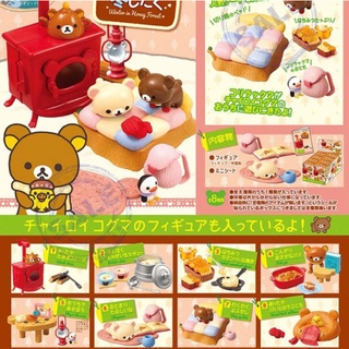 絕版 RE-MENT 盒玩 拉拉熊 懶懶熊 冬季物語房間 拉拉熊的家食玩 REMENT 食玩 三麗鷗 / 第五款