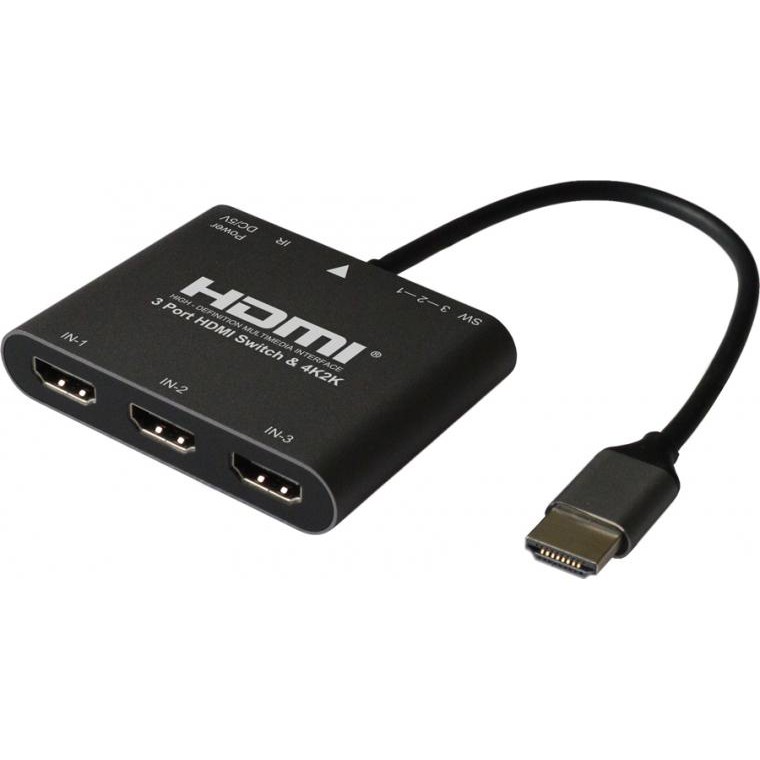 ~協明~ 4K/2K 3進1出 HDMI 2.0 輕巧型影音切換器 - AWD-MH320P MIT品質保證