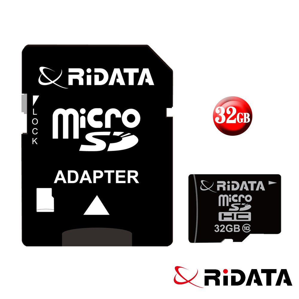 RIDATA錸德 Micro SDHC Class10 32GB 手機專用記憶卡