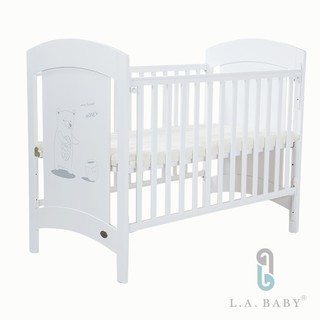 【L.A. Baby】Austin奧斯汀嬰兒床/中床/童床(白色)