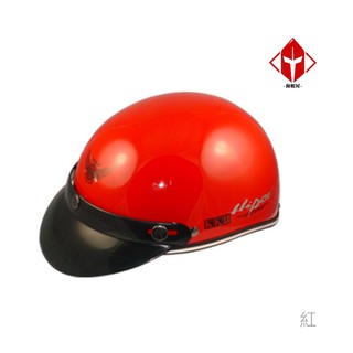 華泰 安全帽 K839M/K-839M 素色 紅色 半罩 哈利帽 單帽子 不含鏡片《淘帽屋》
