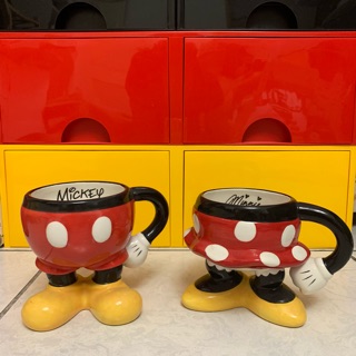 Disney Mickey & Minnie 米奇杯 米妮杯 合售