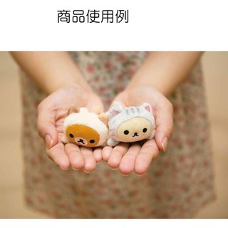 Rilakkuma☃熱銷款 * 懶懶熊懶妹黃色小雞大頭絨毛手機袋智慧型手機專用毛絨收納套手機套附鋁勾 可觸控式螢幕保護膜