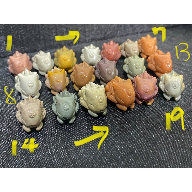 阿拉善瑪瑙狐仙手珠趴趴狐手串橫孔手作diy素材材料莫蘭迪色精雕工 蝦皮購物