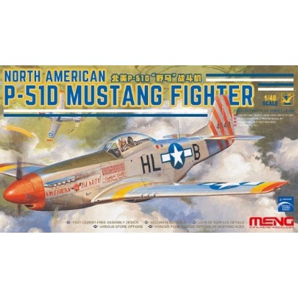 MENG 1/48 North American P-51D Mustang Fighter 貨號LS006