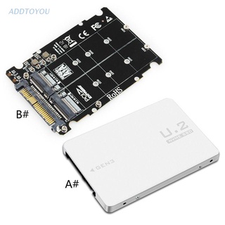 【3C】 LI M.2 SSD to U.2 Adapter 2 in 1 M.2 NVMe SATA-Bus NGFF