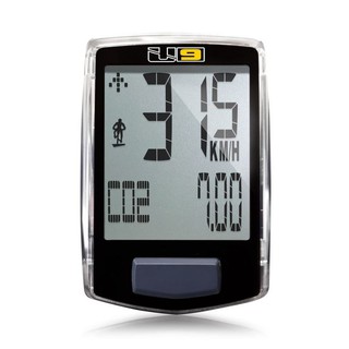 【小謙單車】ECHOWELL U9 自行車有線碼錶 9功能優異的防水性能 / 2 款顏色