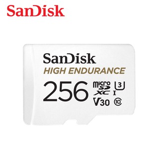 SanDisk 256G HIGH ENDURANCE MicroSD V30 U3 4K 監視器專用記憶卡 高耐久