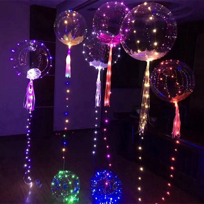 現貨 新款 告白氣球 波波球 LED氣球燈 18寸發光氣球 派對生日 結婚慶典 浪漫告白 氣球燈 聖誕裝飾 | 蝦皮購物