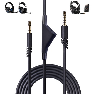 2m 音頻延長線適用於羅技 Astro A10 A30 A40 A40TR A50 耳機音量/靜音線連接電腦 PC Xb
