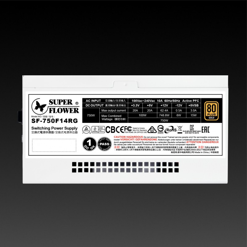 [星鋐國際]振華 LEADEX III ARGB 750W 雙8/金牌/全模/5年保