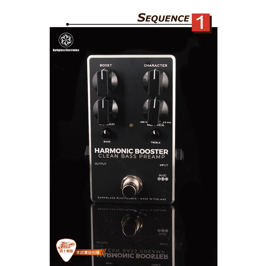 爵士樂器】公司貨Darkglass Harmonic Booster 2.0 貝斯前級單顆效果器