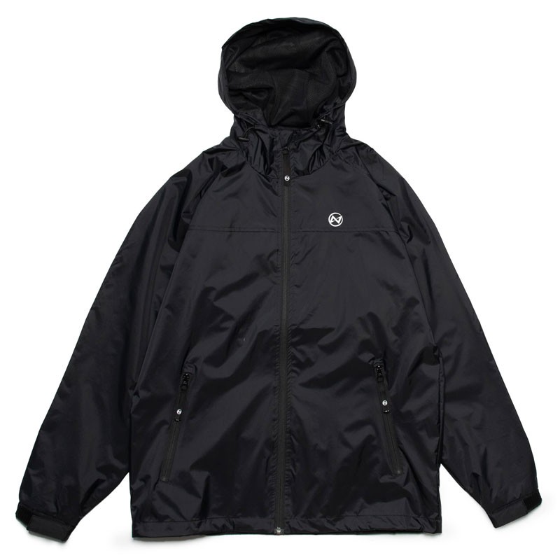 UNDER PEACE 20AW BASIC / WINDPROOF NYLON JACKET 連帽 風衣外套 (黑色)