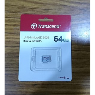 點子電腦-北投◎創見Transcend 64G UHS-I microSD 300S C10 記憶卡◎320元