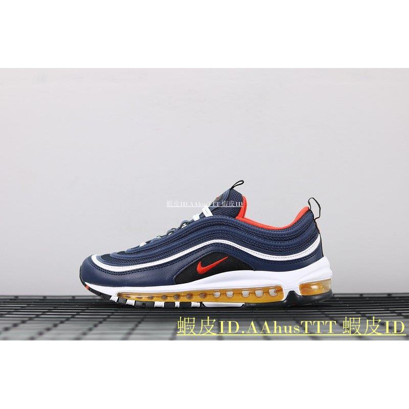 Boutique Femmes Nike air max 97 tout rouge Pas Cher Noir