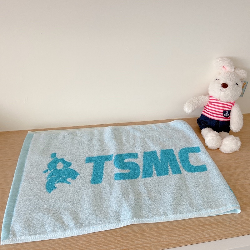 TSMC 台積電 運動 毛巾 長毛巾 2020 淺藍