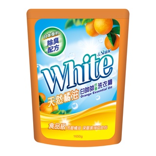 白帥帥-天然橘油抗菌洗衣精 補充包【1650g】