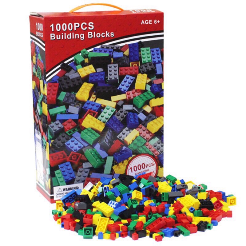 出清！外銷澳洲紅盒1000片積木1000Pcs 非樂高LEGO兒童玩具聖誕禮物