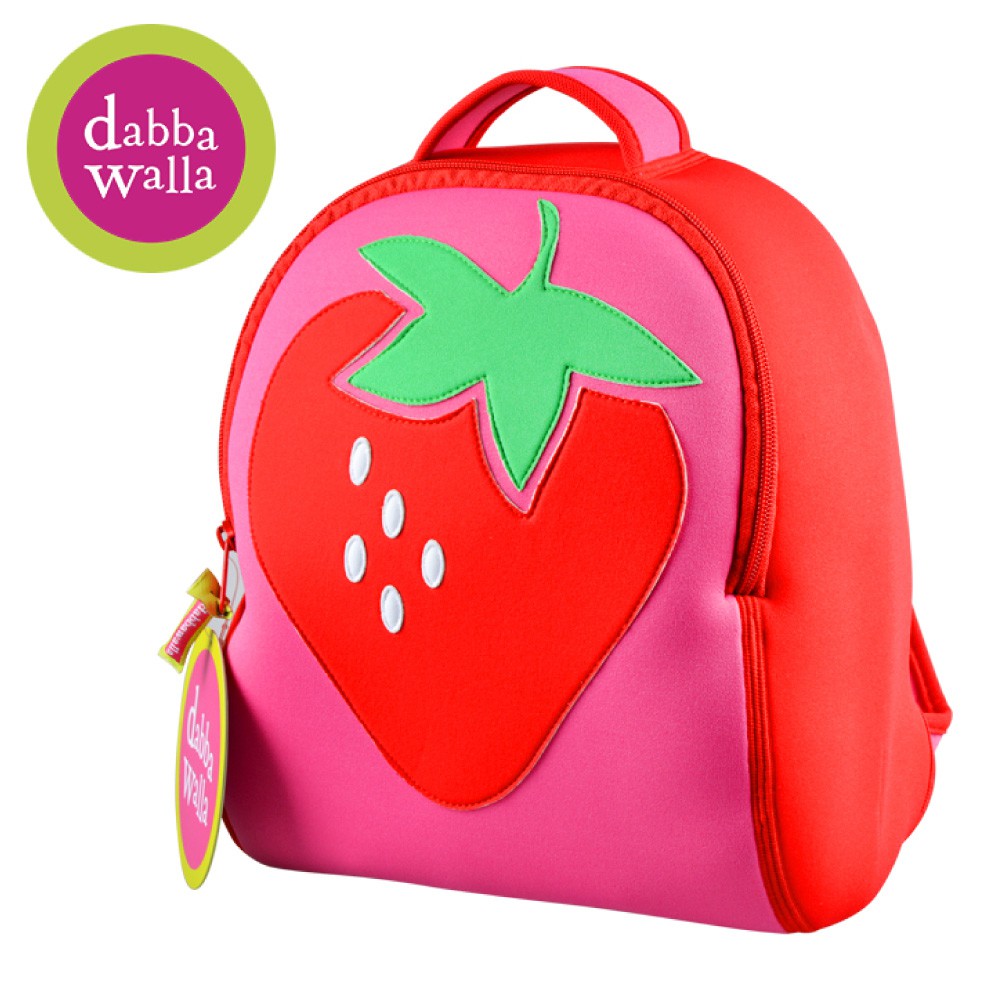 美國Dabbawalla瓦拉包 - 草莓兒童後背包