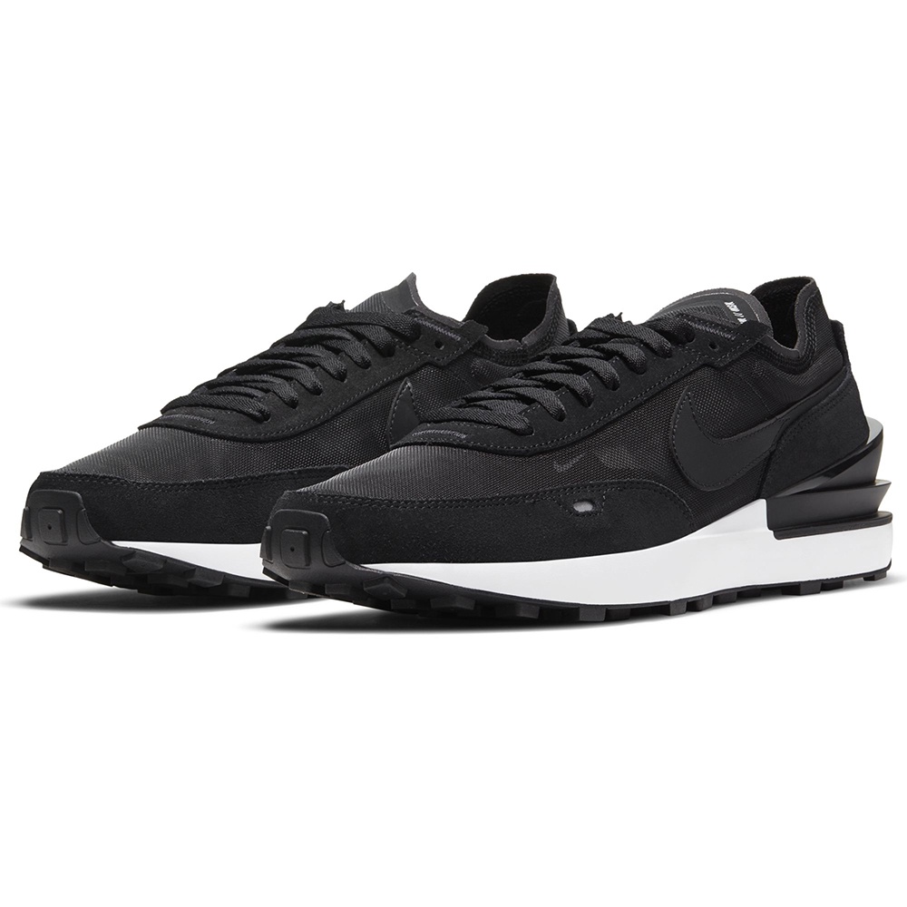 NIKE 耐吉 2204男鞋休閒鞋 運動鞋 NIKE WAFFLE ONE 黑 DA7995001