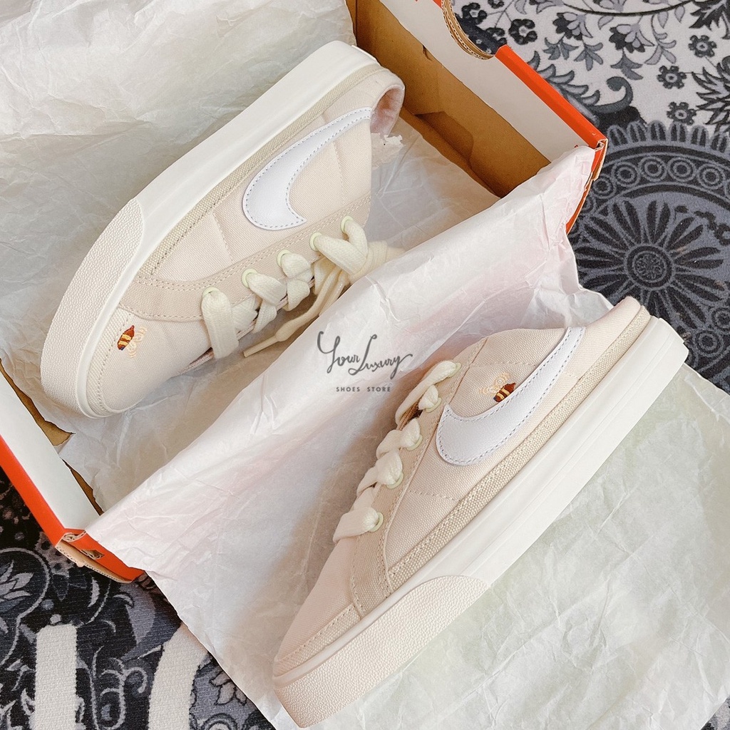 【Luxury】 Nike Wmns Court Legacy Mule 穆勒鞋 奶茶色 軟木塞 小蜜蜂 懶人鞋 半截式