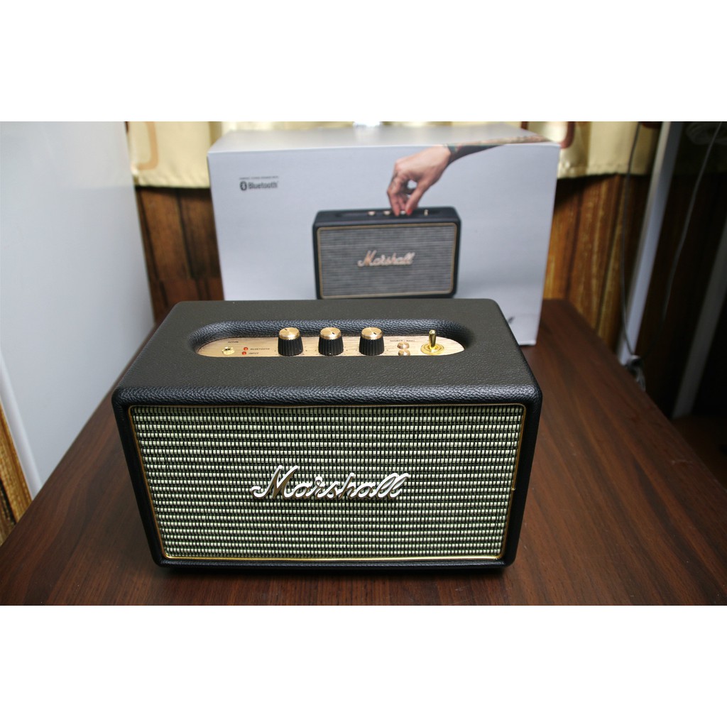 (二手)原廠正品 英國 MARSHALL 馬歇爾 ACTON HIFI 搖滾 藍芽喇叭 藍芽音響 音箱 旋鈕式 復古