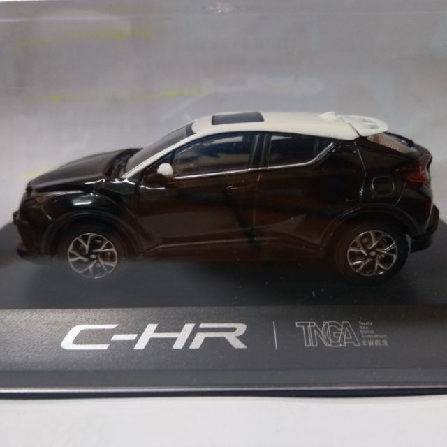 1/43 TNGA 豐田 TOYOTA C-HR CHR 黑白配色 模型車 迴力車 玩具車 合金車 跨界車款