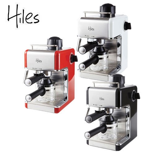 【現貨紅】Hiles皇家系列義式高壓蒸氣咖啡機(HE-307)