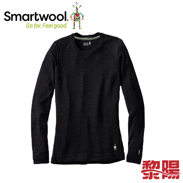 Smartwool 美國 NTS 250羊毛圓領長袖衫 女款 (黑) 美麗諾/保暖/排汗透氣 12SW224001