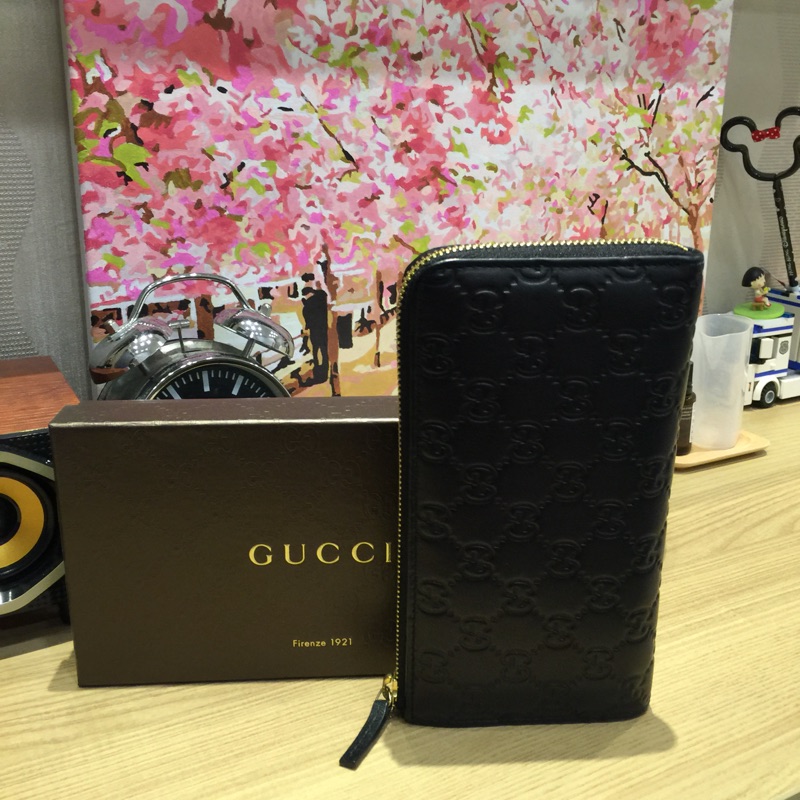 Gucci 黑色長夾（九成新）