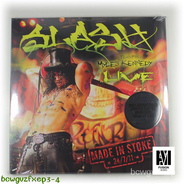 原裝正版限量 Slash  Myles Kennedy Made In Stoke黑膠3LP+2CD歐全新原版KDNEG