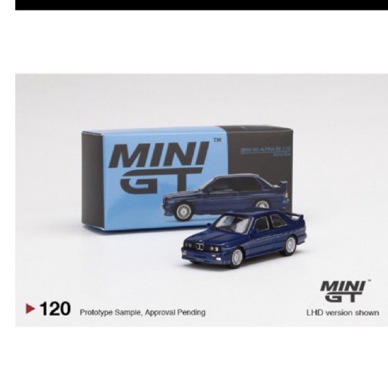 MiniGT 1/64 BMW M3(E30) Alpina B6 3.5S 藍色 #120