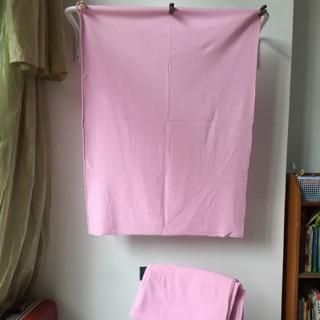 【米倉】「粉色純色」短毛絨毯/刷毛布/懶人毯/萬用毯/拼布.製包.布毯.床包.抱枕.手作創意