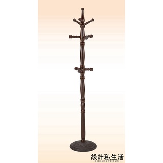 【設計私生活】胡桃色豪華 吊衣架/衣帽架/吊衣桿/掛衣架(部份地區免運費)120V高雄