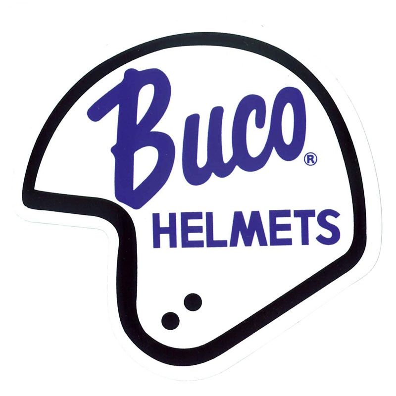 ST024 BUCO HELMETS STICKERS 防水 貼紙 車貼 安全帽貼 (1入) 化學原宿