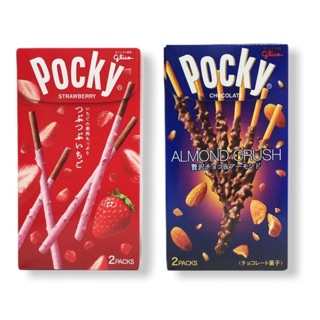 glico Pocky 杏仁脆粒巧克力棒 / 草莓果肉巧克力棒