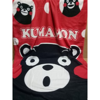KUMAMON 熊本熊 心情圈圈圈 刷毛毯 薄款 100×150cm ±5% 單件